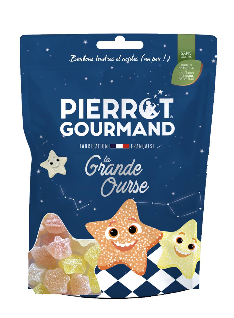 Pierrot Gourmand - Wholesale Gummy - Resealable 100g bag of La Grande Ourse gummy candies1