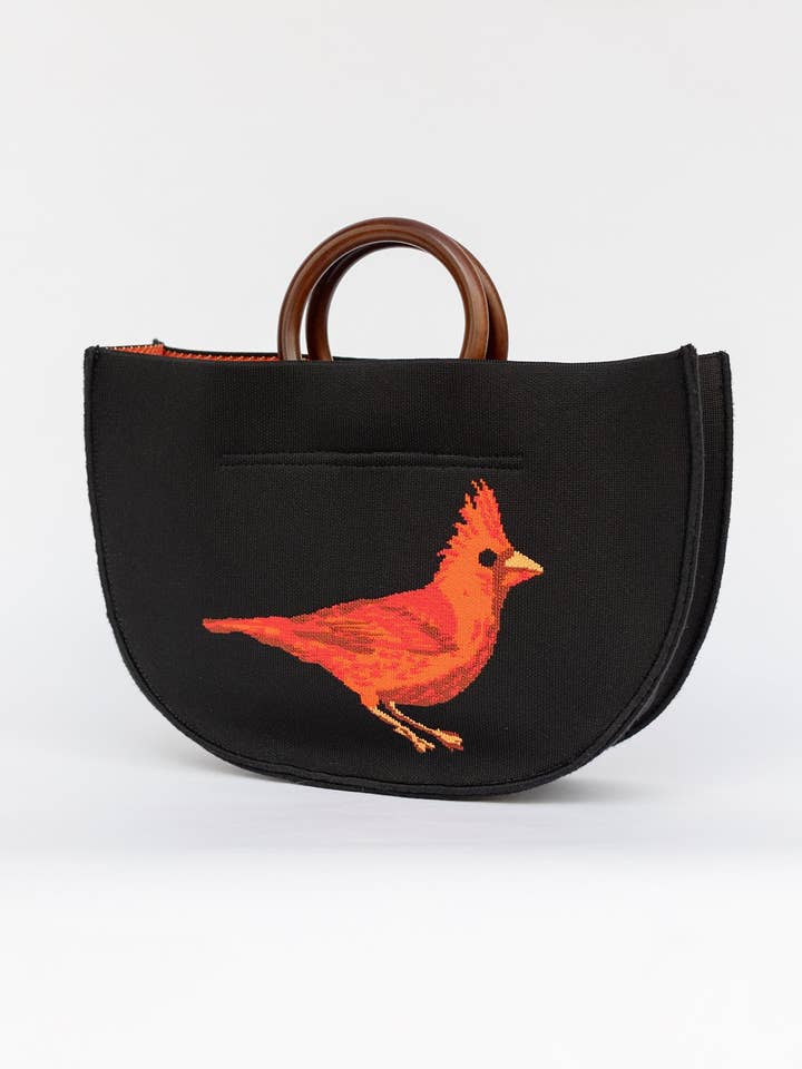 EVIE handbag Nothern Cardinal for wholesale by Lesley Evers