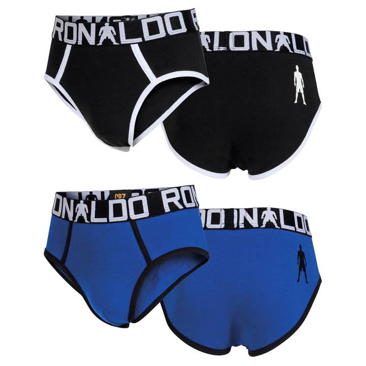 CR7 Boy's 2-Pack Cotton Blend Briefs for wholesale by CR7