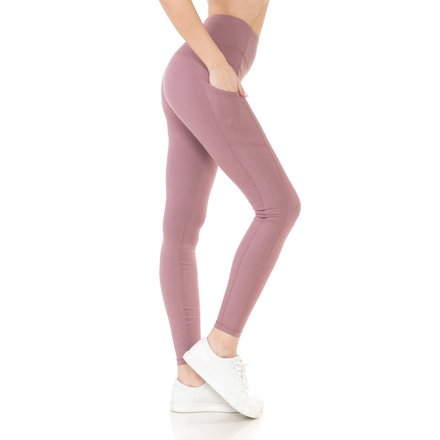 Leggings Depot - Venta al por mayor Leggings deportivos/cómodos - Mujer -  Leggins deportivos de cintura alta - Bolsillos laterales11