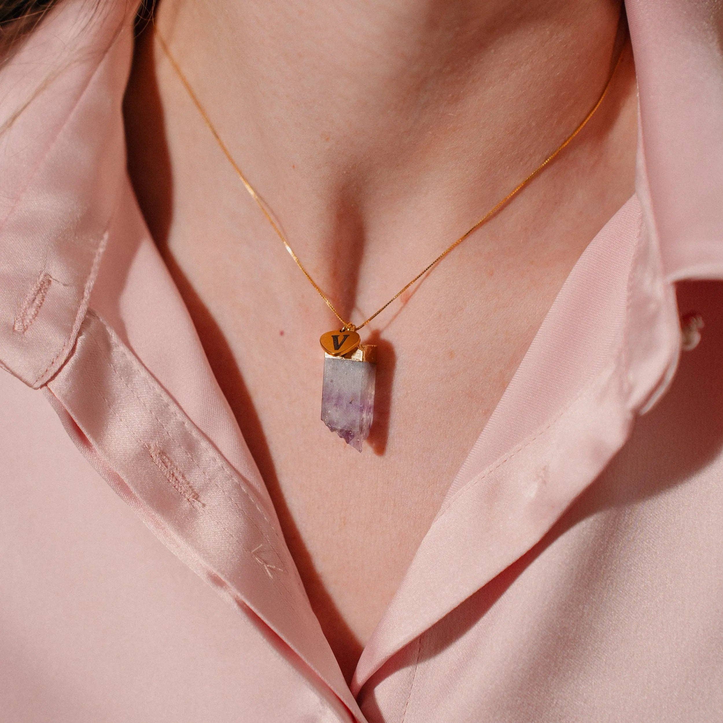 PHOEBE´S - Vente Colliers à pendentif - Collier avec pierre de naissance, collier en cristal, cadeau en pierre précieuse5