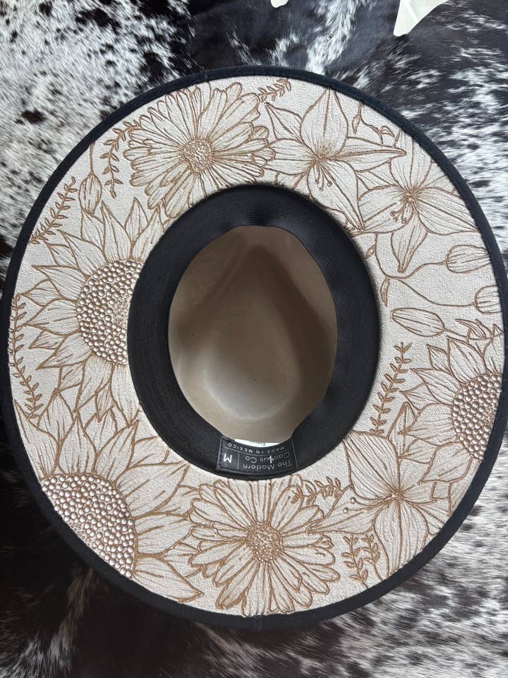 Chapéu Western Rancher Queimado à Mão na Aba por atacado de Western Skies Boutique