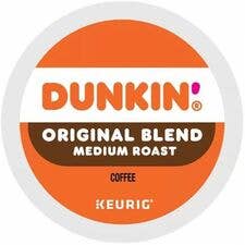 Everyday Supply Co - Wholesale Ground Coffee - Dunkin'® Original Blend Coffee K-Cup, Medium, 22/Box