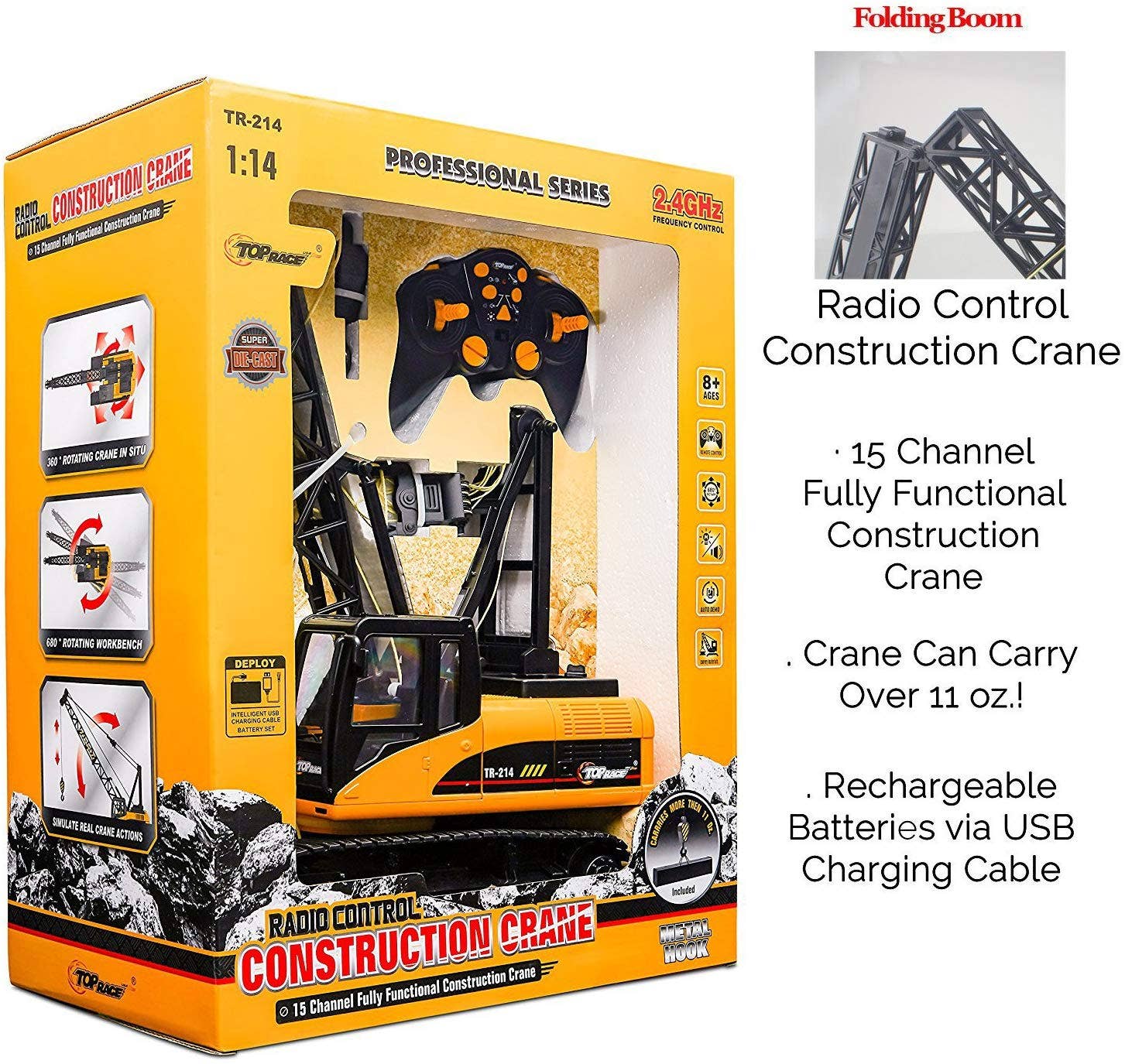 top race jumbo remote control forklift