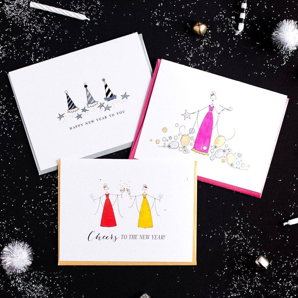 LO in LONDON® - Wholesale New Year's Card - "SPARKLE" NEW YEAR CARD3