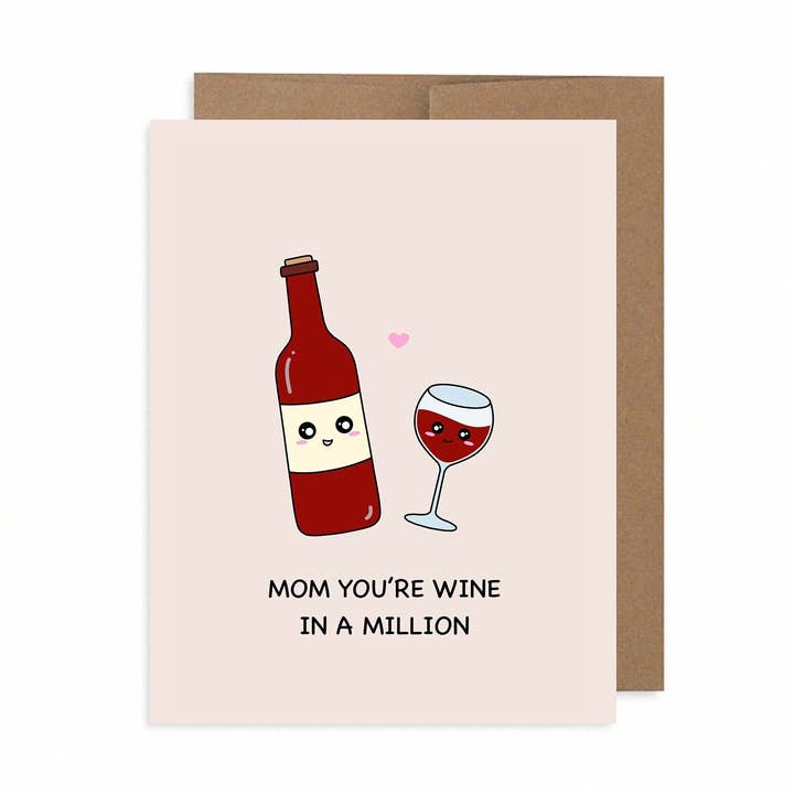 Mãe, És Única em Um Milhão | Cartão de Felicitações por atacado de Angel + Hare