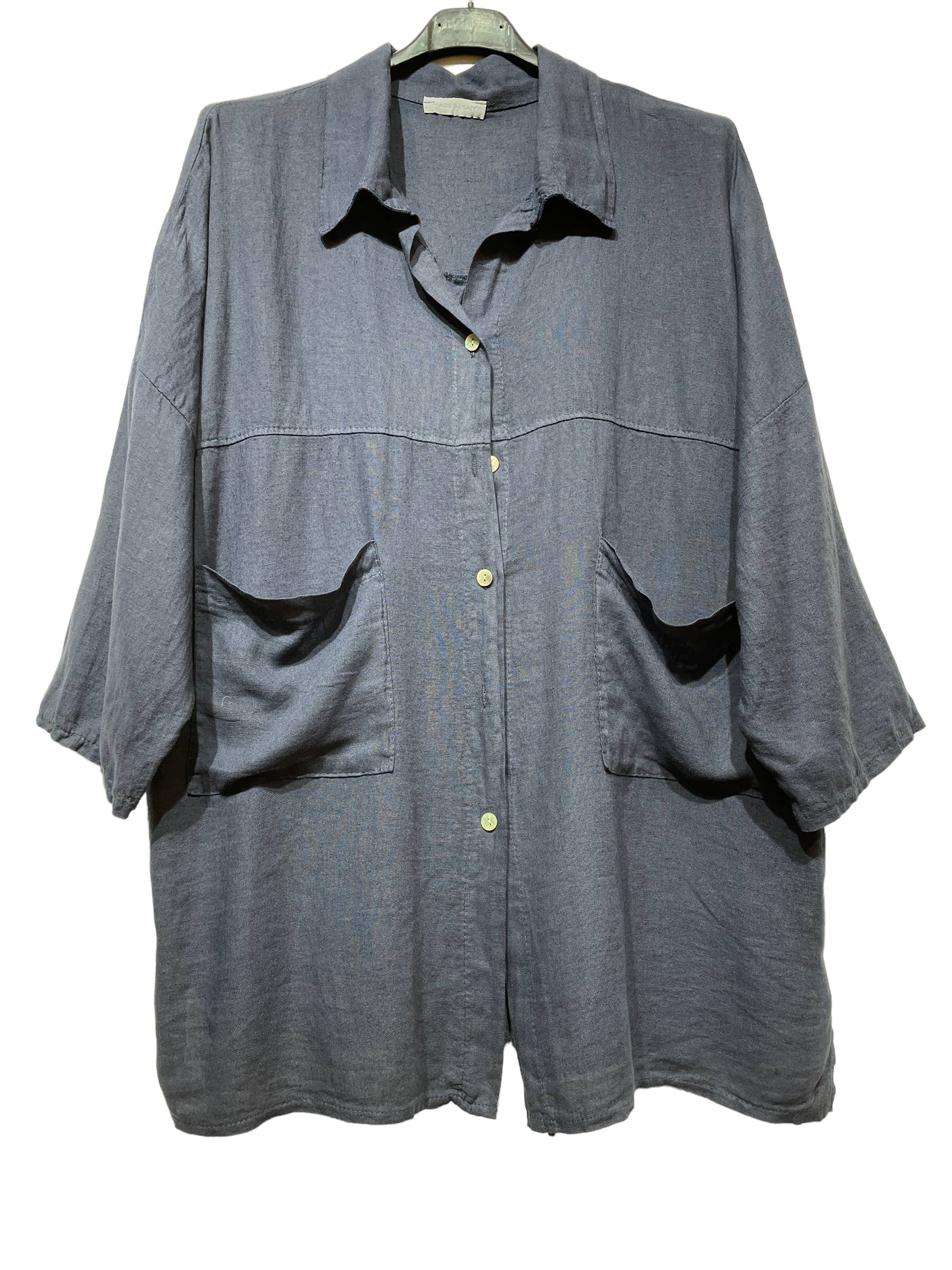 LINEN & COTTON HOUSE – wholesale Tröja med knappar – Dam – VISKOS LINNESKJORTA 45912 VÅRSOMMARKLÄDER4