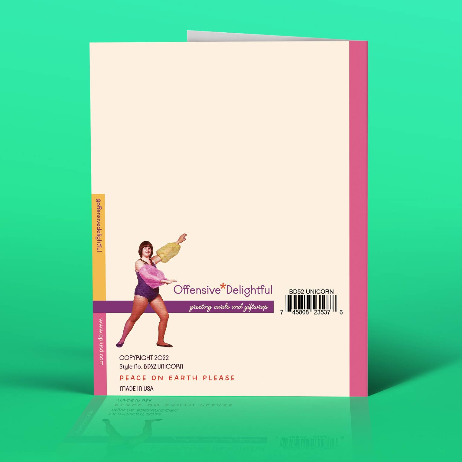 offensivedelightful – wholesale Vardagliga hälsningskort – MAGISK ENHÖRNING4