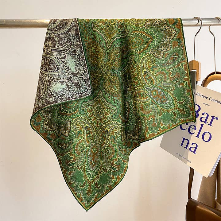 Marayn - Wholesale Scarf - Women's - Luxury Silk Wool Scarf Chic Style 20255