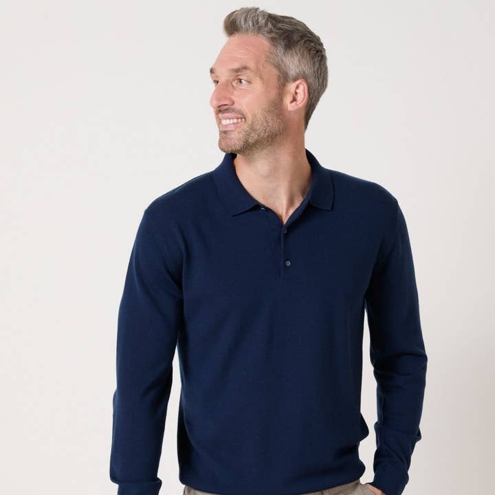 Galant himmelblå merinouldtrøje for engroshandel hos JAQK