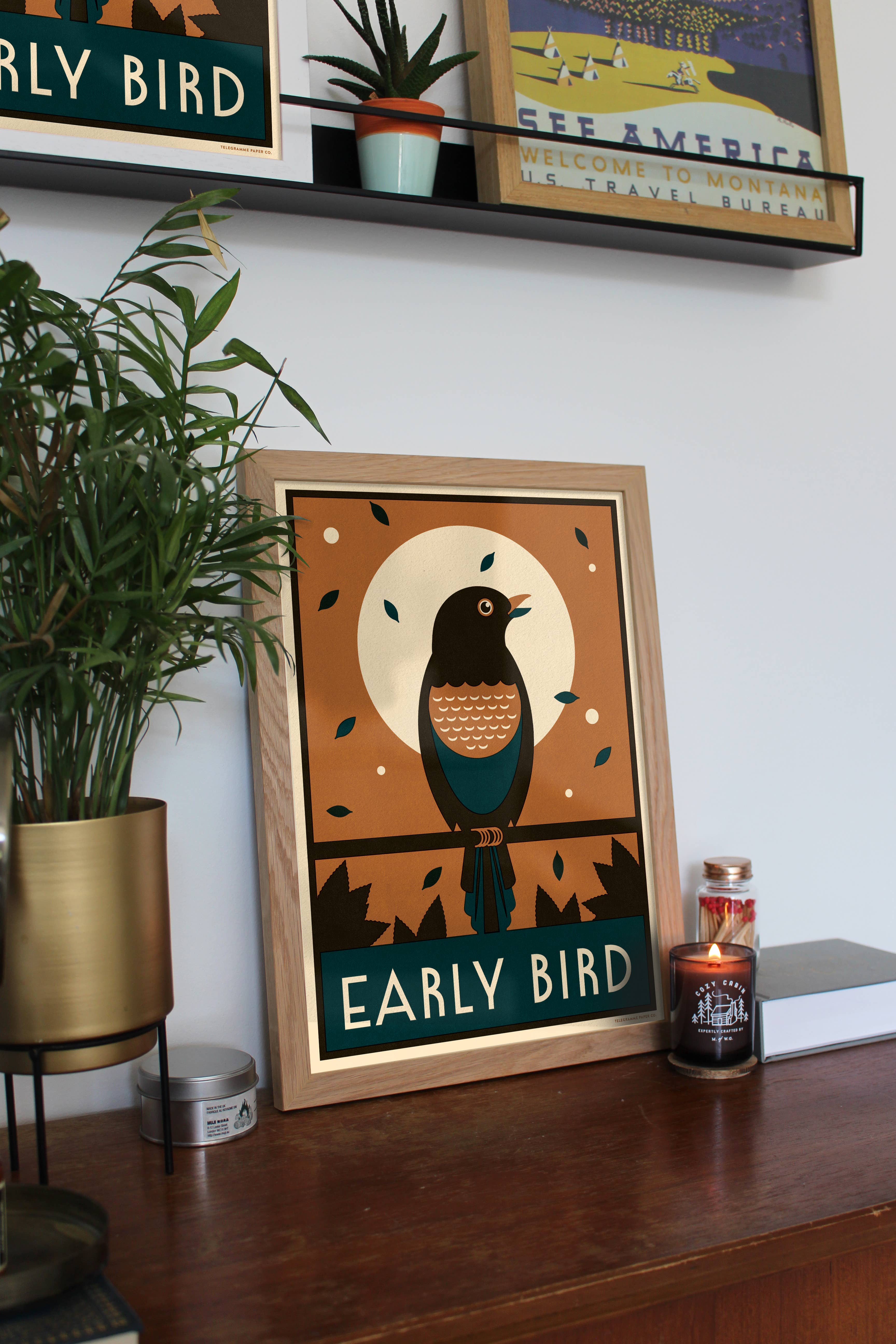 Telegramme Paper Co. - Wholesale Art Print - Early Bird - Giclée Print2