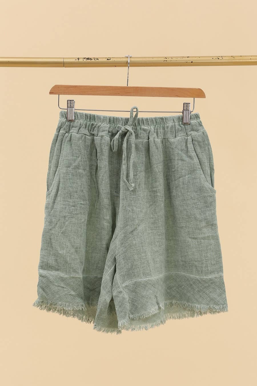 LÉA & LUC - Wholesale Shorts - Women's - Shorts in 50% cotton 50% linen REF. 1007840
