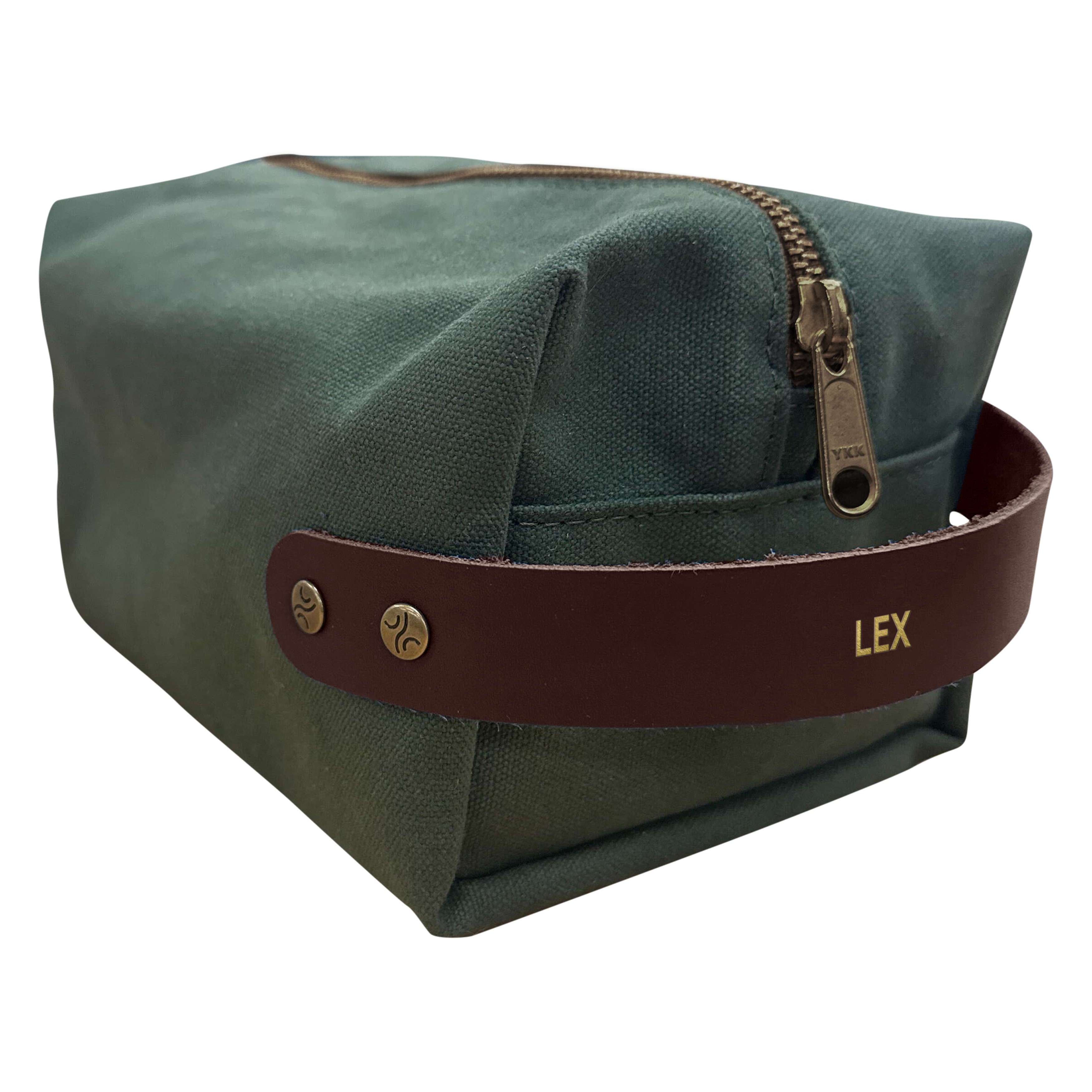 Northwind – Engroshandel Toilettaske - Unisex – Lærred og læder Dopp Kit - fuldnarvet læder - USA Made9