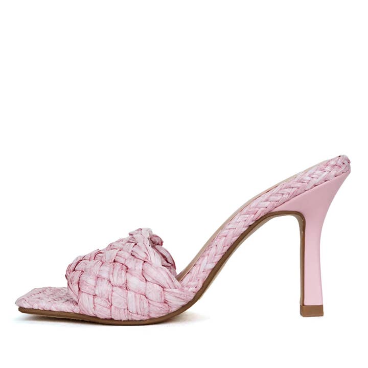 FD-TRICK Raffia Heeled Sandals for wholesale by Golden Bulls