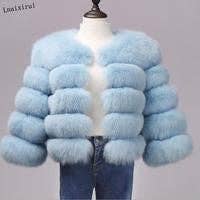 Marayn – wholesale Jacket – Women's – Luxury Faux Fox Fur Short Jacket for Women0