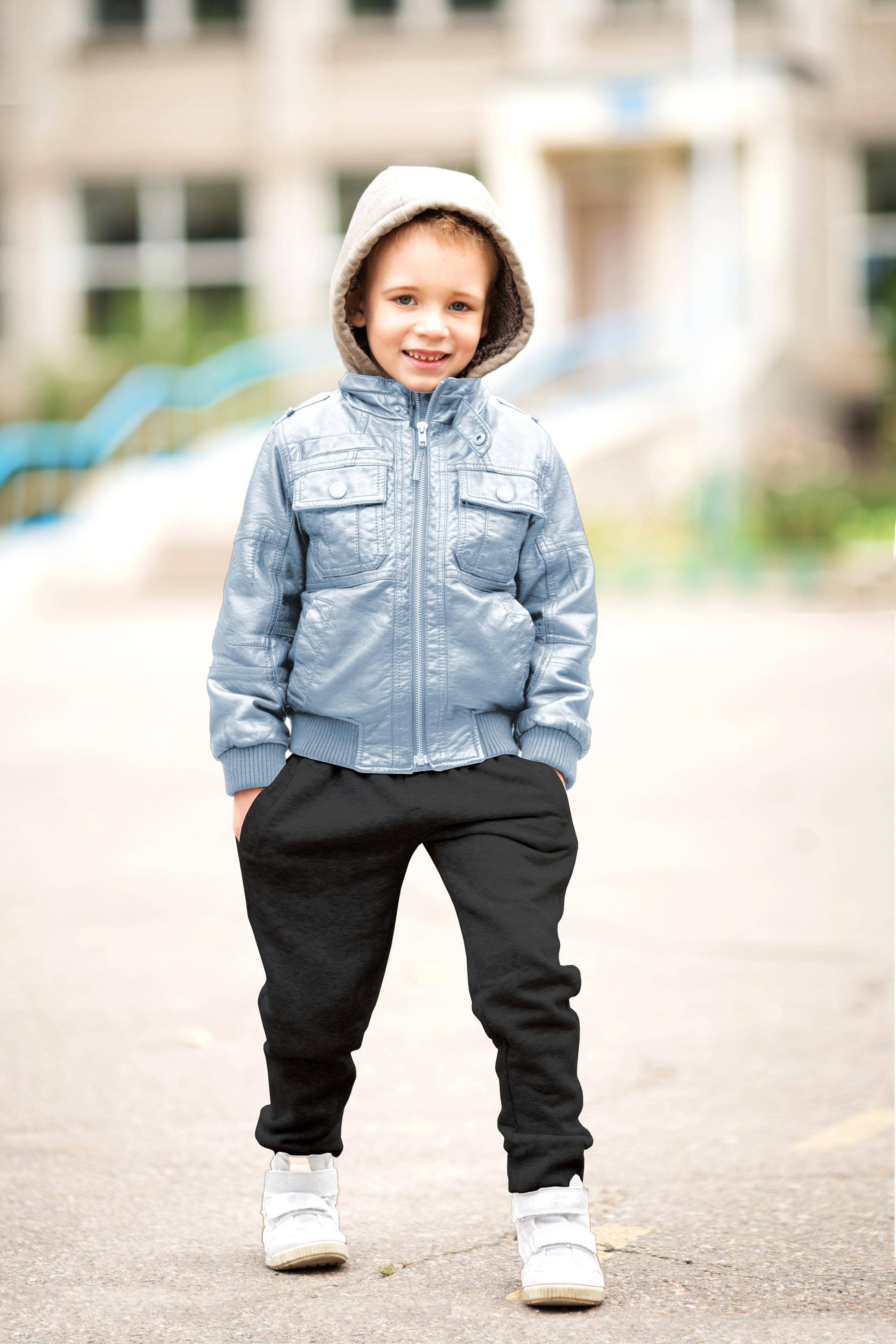 I-Wear Brands - Wholesale Athletic Sweatpants/Joggers - Kids - 5 Pack Toddler's French Terry Jogger Pants With Pockets4