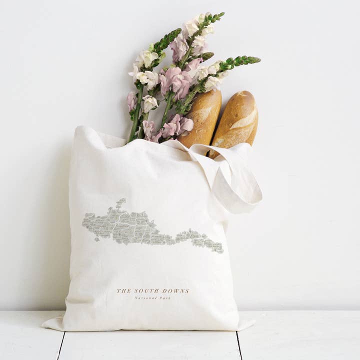 South Downs National Park Tote Bag for wholesale by Britain Illustrated