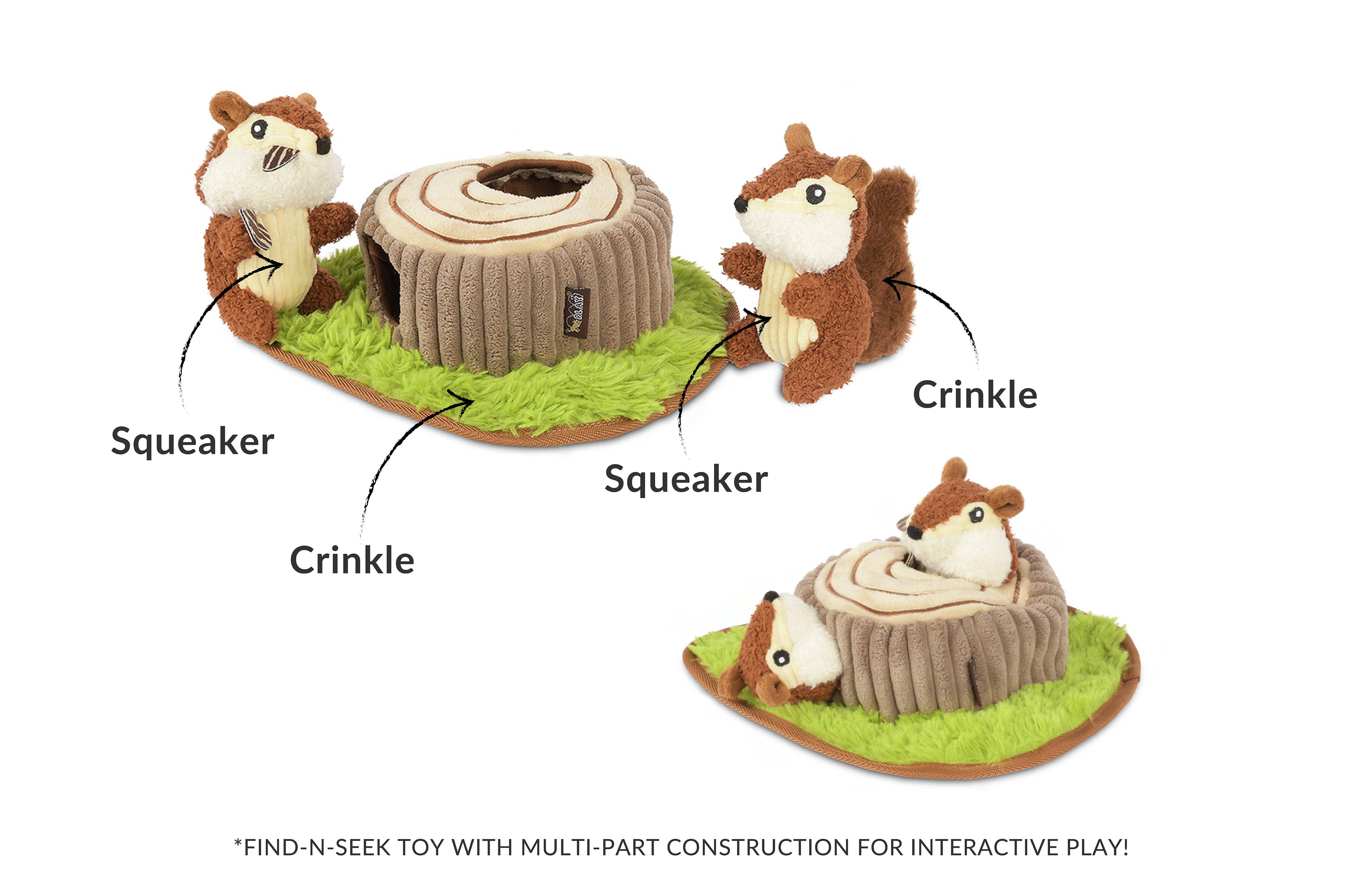 P.L.A.Y. Pet Lifestyle and You - Wholesale Pet Plush Toy - Dog - Forest Friends Collection (15pc set w/ Display)8