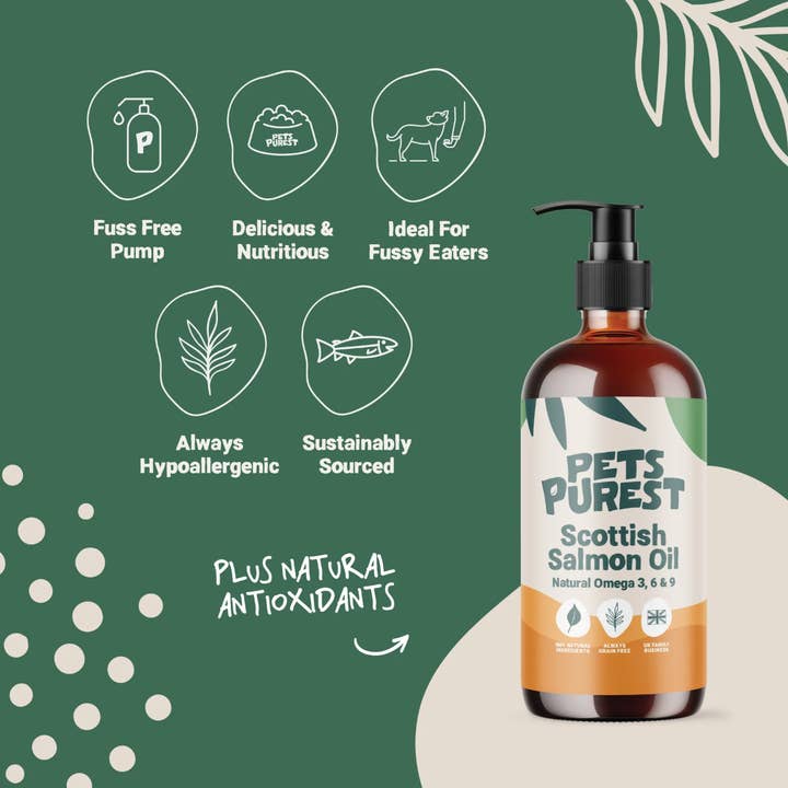 Pets Purest – wholesale Pet supplement – Cat/dog – Pets Purest Scottish Salmon Oil For Dogs, Cats, Horse1