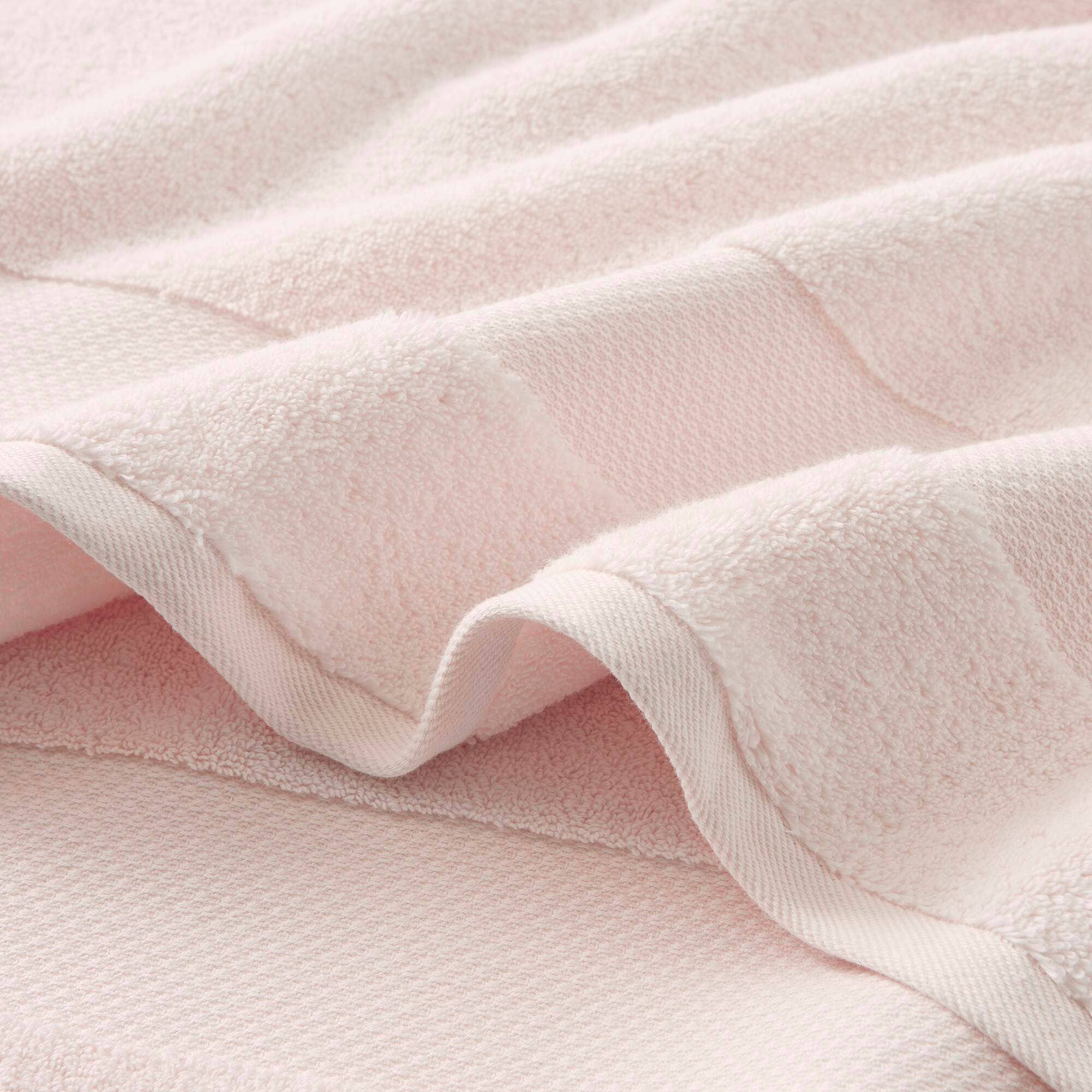 Olliix - Vente Ensembles de serviettes - Ensemble de serviettes de salle de bain 6 pièces en coton turc, blush1