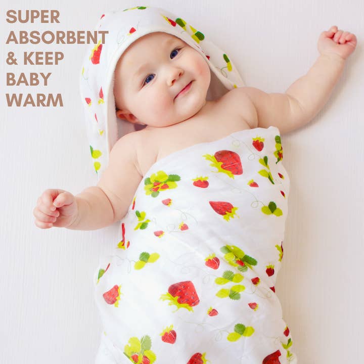 Kloud Bambu | Bamboo Towels & Blankets – Toalha com capuz - Crianças e bebés por atacado – Toalha com capuz de musselina de bambu Terry Morango2