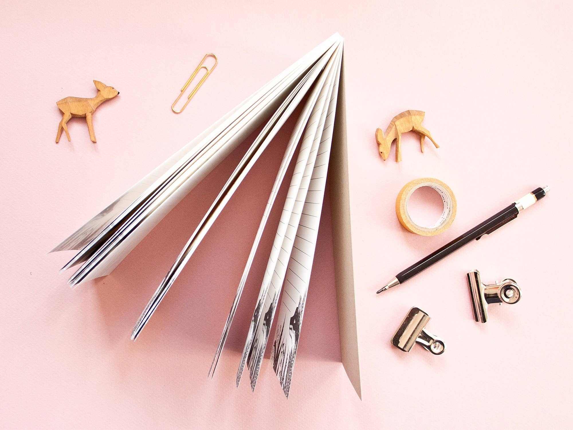 Katja Rub – wholesale Anteckningsblock – Anteckningsblock med räv – I love to do, DIN long, 50 blad2