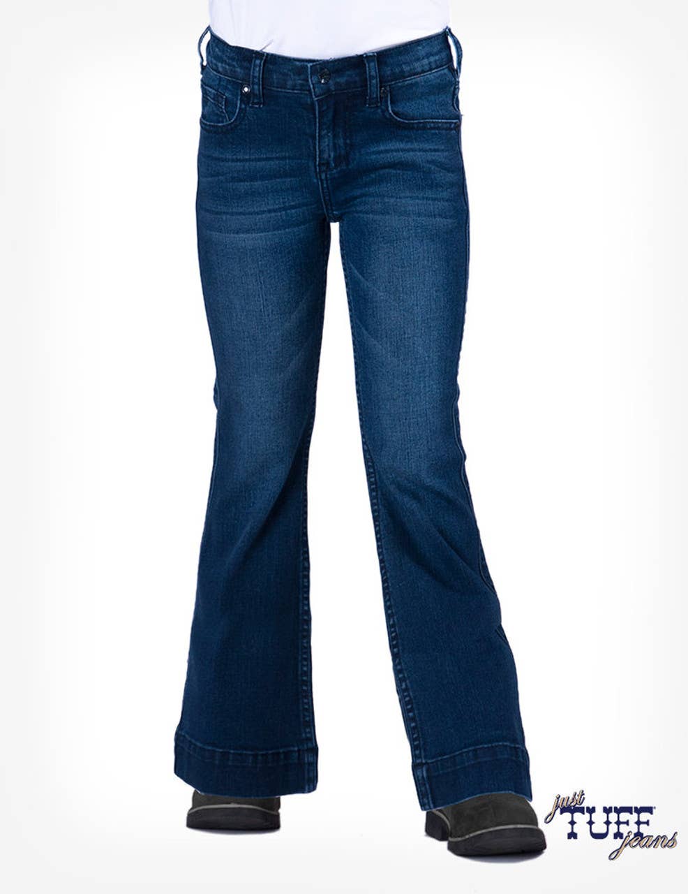 Medium Wash Just Tuff Girl's Trouser for wholesale on Faire1