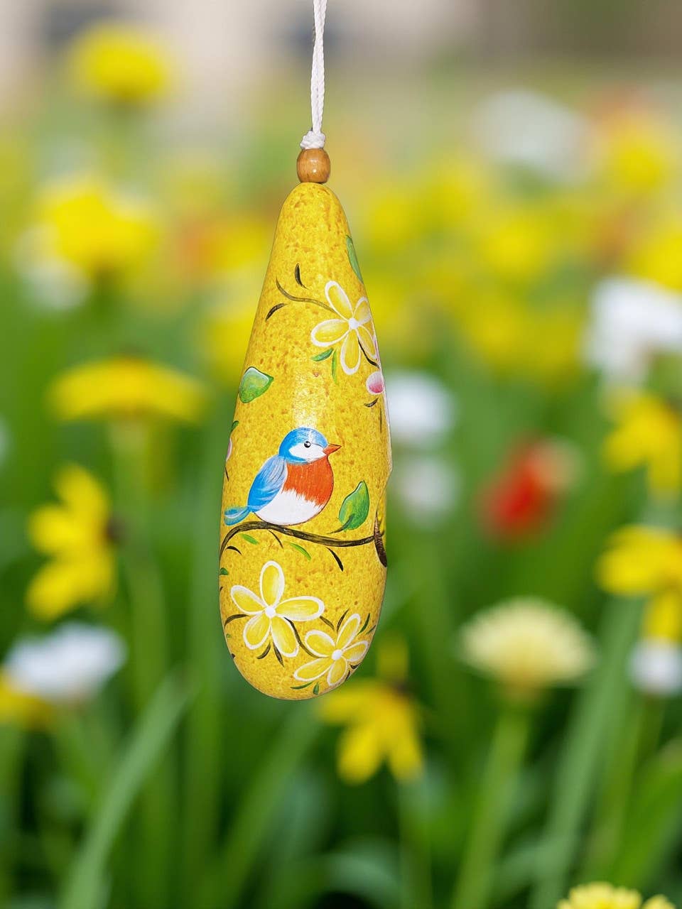 Sanyork Fair Trade – Großhandel Vogelhäuser – Handbemaltes Vogelhaus Kolibri Outdoor Garten Terrasse Deko5