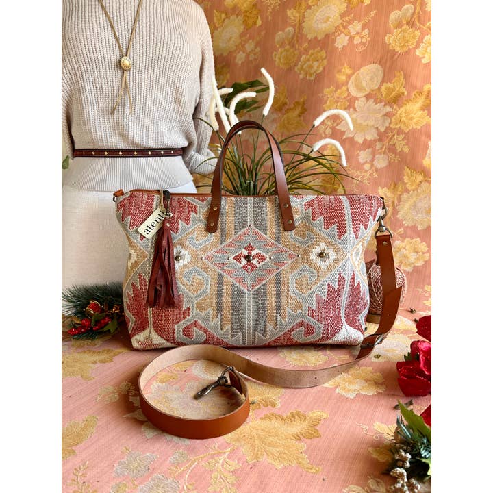 Atenti - Wholesale Tote Bag - Women's - USA Handcrafted Carryall Tote Bag, Blaze Buddy Bag6