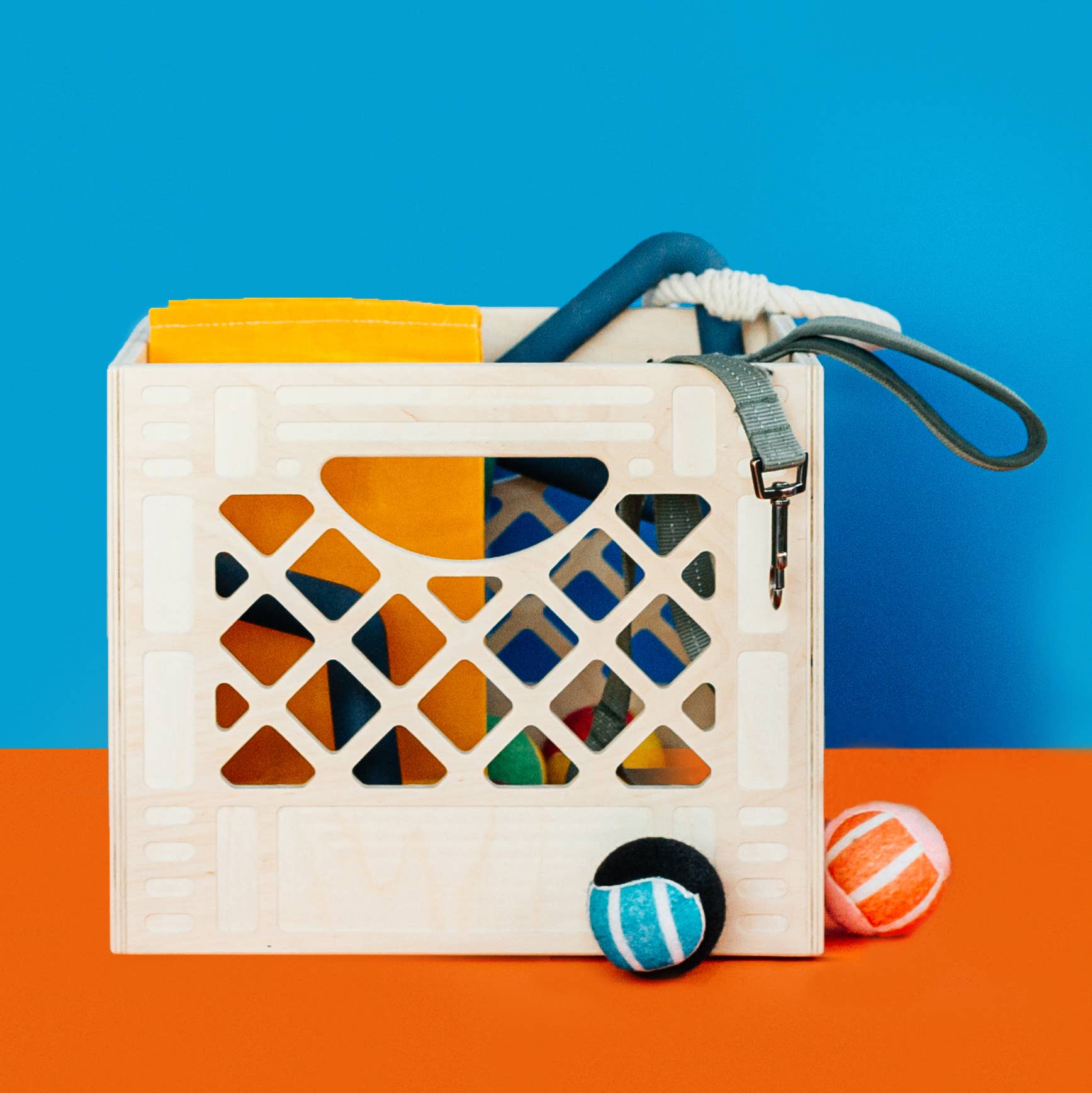 WAAM Industries - Wholesale Storage Bin - Wooden Milk Crate - Standard Square1