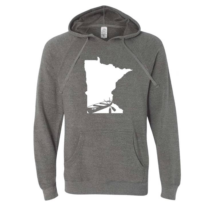 Felpa con cappuccio Canoe Minnesota per la vendita all'ingrosso da parte di Minnesota Awesome