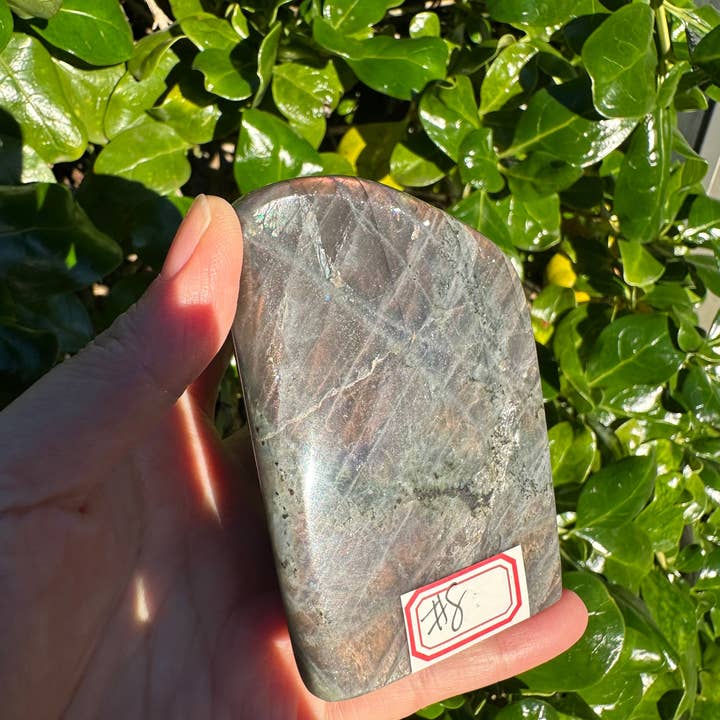 Moon Rituals – wholesale Spiritual stone/crystal – Large Purple Labradorite Free Form, Christmas Crystal Gift #87