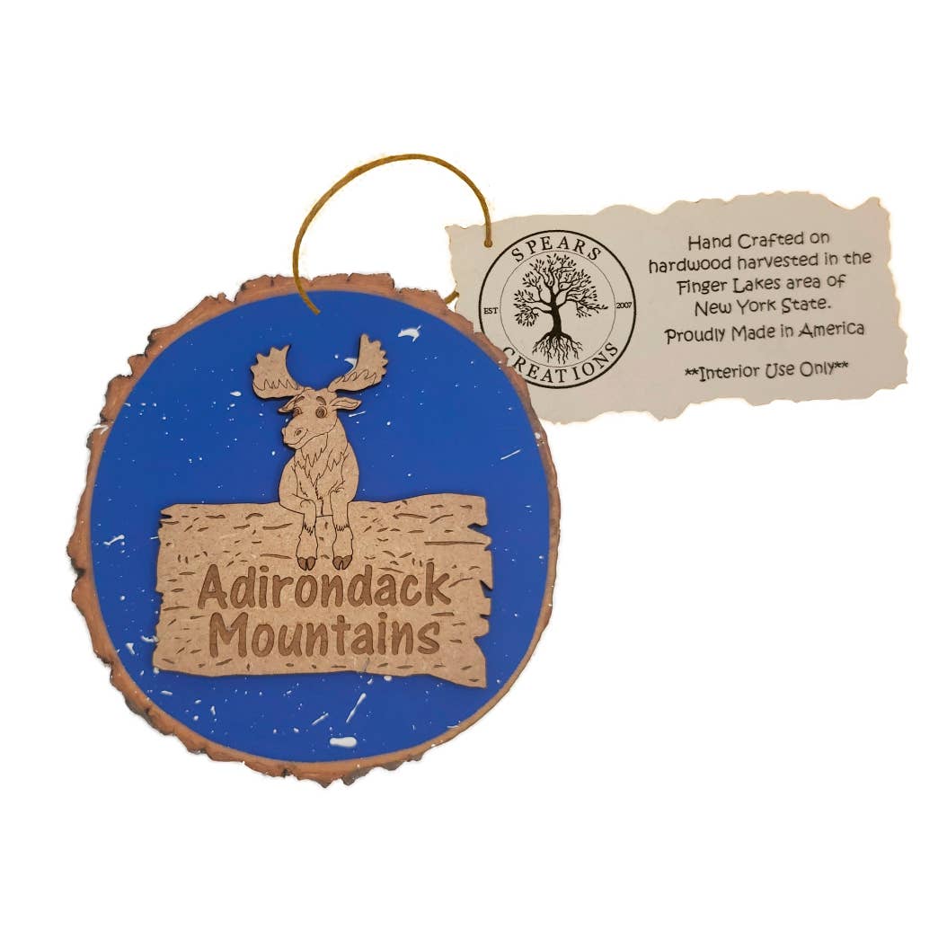 Spears Creations - Wholesale Ornament - Adirondack Mountains,Adirondacks,Adirondack Souvenirs,Moose3