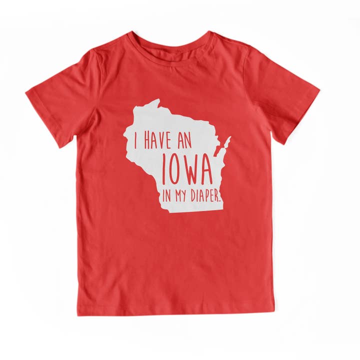 I HAVE AN IOWA IN MY DIAPER Child Tee for wholesale by In My Diaper