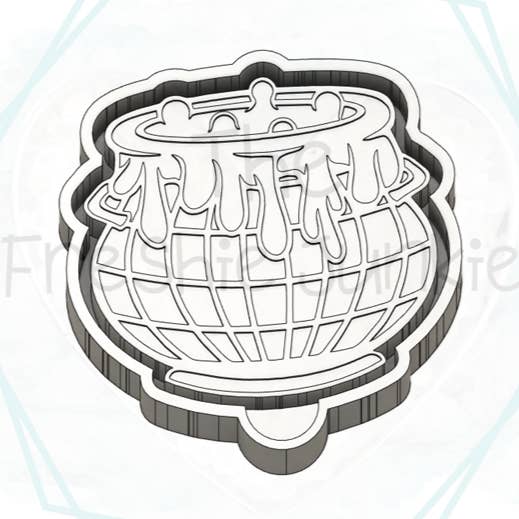 *NEW RELEASE* Disco Cauldron Freshie Mold for wholesale by The Freshie Junkie, LLC