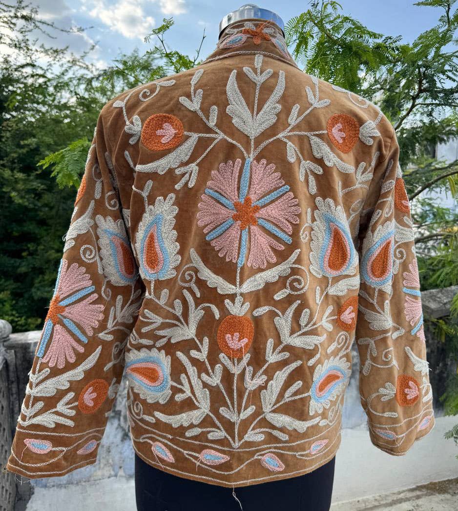 bhavnas boutique - Wholesale Jas - Dames - Borduurkatoenen Suzani Jas Boheemse Stijl Jas 5