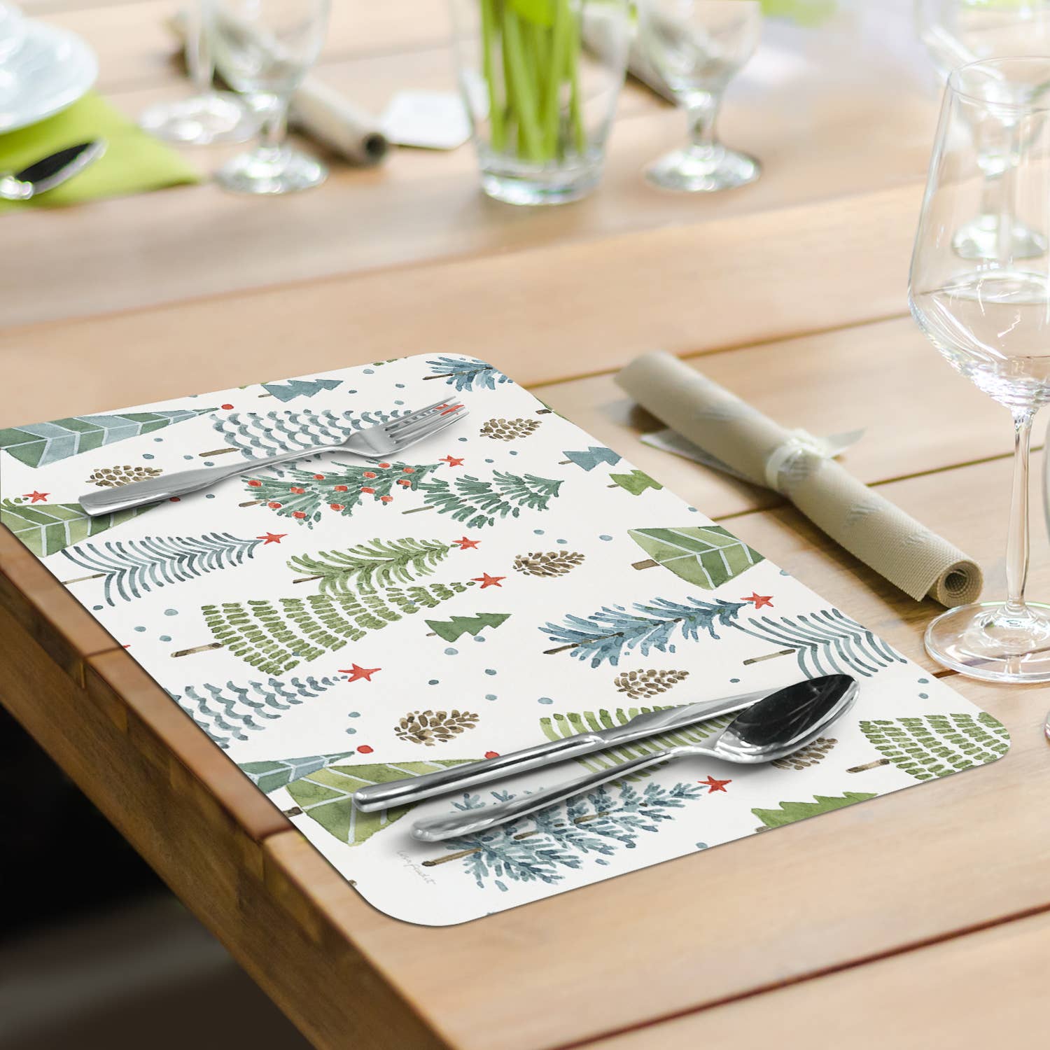 Conimar Promotions - Wholesale Placemat - "Jolly Gnomes" Reversible Rectangular Plastic Placemat 4