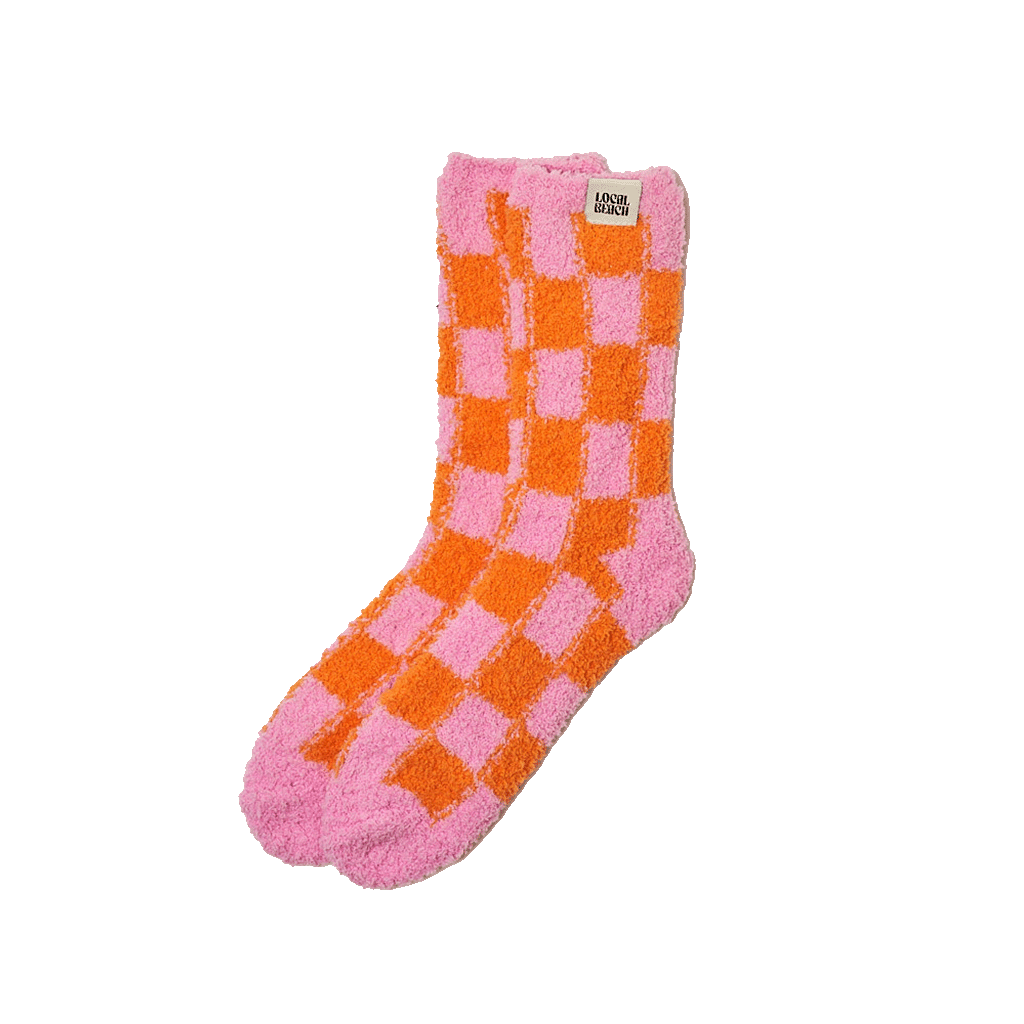 Local Beach - Wholesale Socks - Women's - Checker Local Beach Cozy Socks3