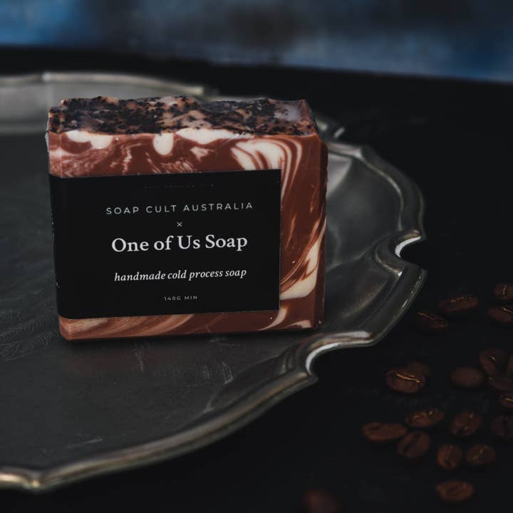 One of Us Body Soap | Coffee, Hazelnut, Cream, Espresso for wholesale by Soap Cult Australia