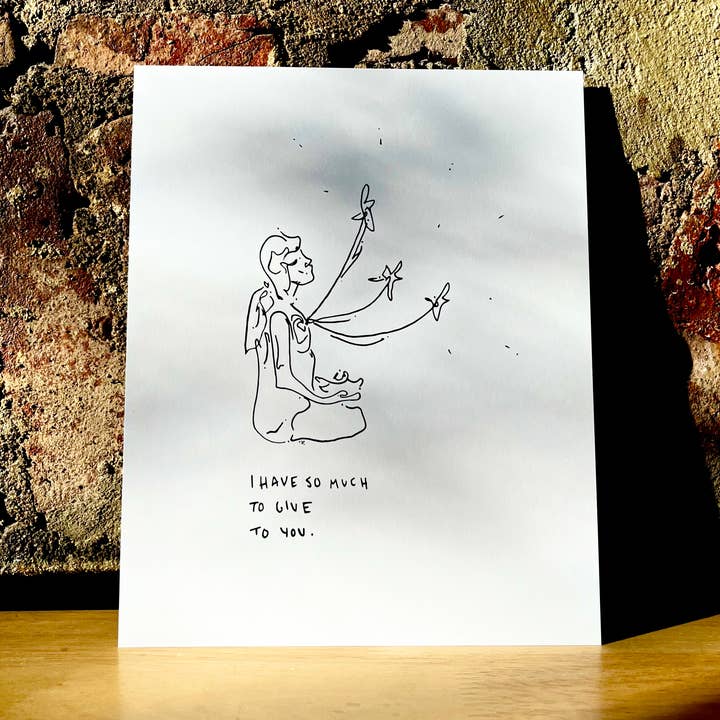 So Much To Give, Art Print for wholesale by Tara Rook Studios