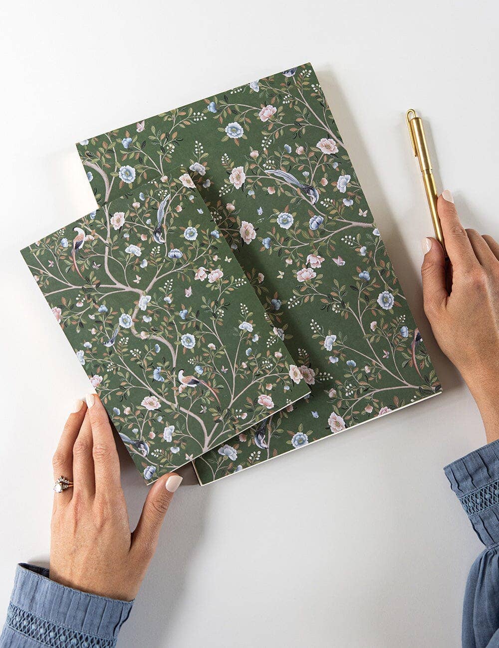 Bespoke Letterpress – wholesale Notepad – Camellia Tree Notepad Jumbo Jotter5