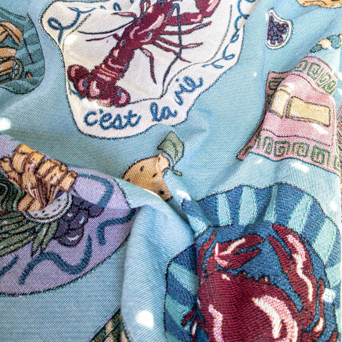 Lindy Stark Designs – wholesale Prydnadsfilt – C'est La Vie-filt1