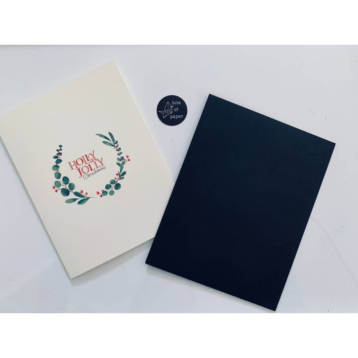 Couronne de Noël Joy pour la vente par Bits of paper design co