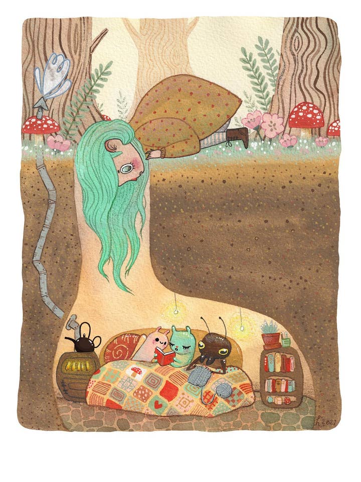 Aussi douillet qu'un insecte - Impression A4 pour la vente par Hannakin