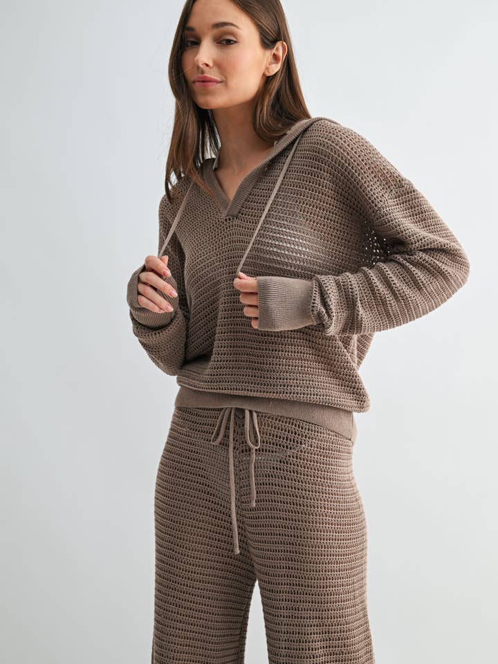 Mono B - Vendita all'ingrosso Felpa con cappuccio - Donna - Felpa all'uncinetto ariosa9