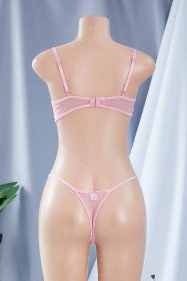 La Belle Fantastique - Vendita all'ingrosso Completino intimo - Donna - Lingerie sexy La Belle Fantastique Lulu | Taglio basso in pizzo6