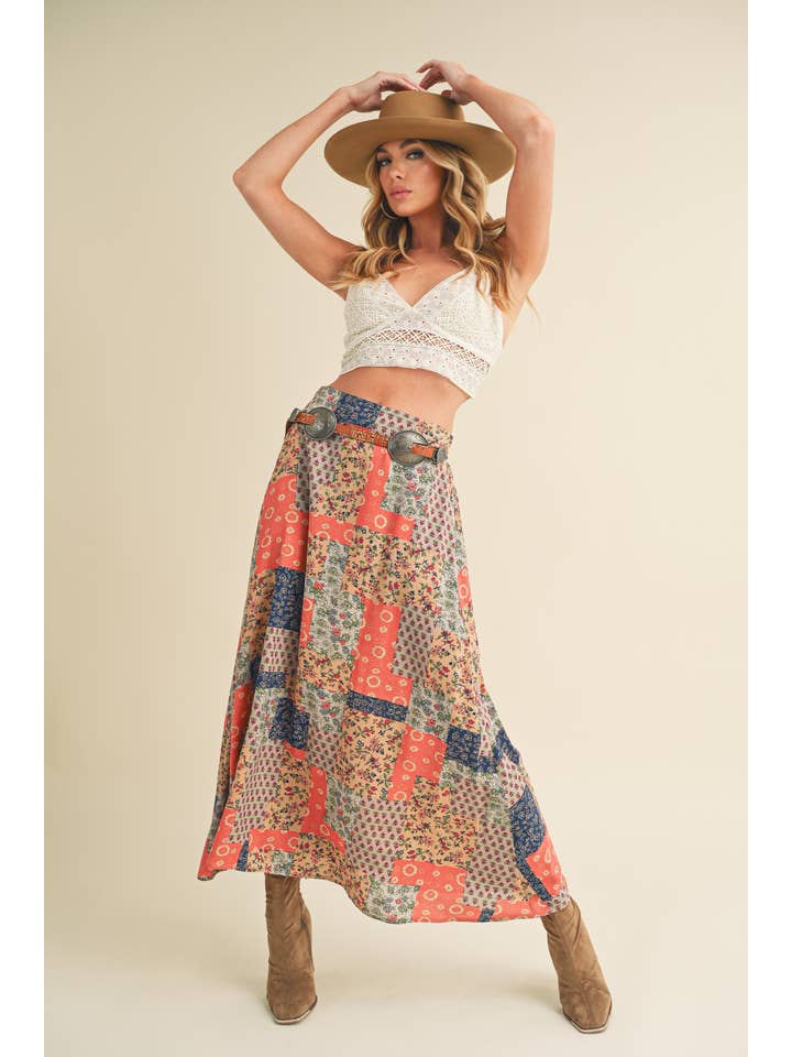 AEMI + CO - Wholesale Skirt - Women's - 773DN Bradyn Print Skirt20