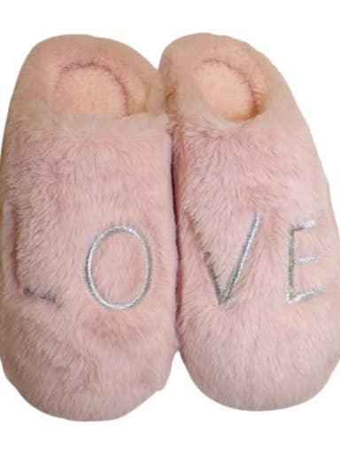 MB SMERWICK SA - Wholesale Slippers - Women's - LOVE PLUSH INDOOR SLIPPER - 2 COL. - T.36/41 - MBS031020