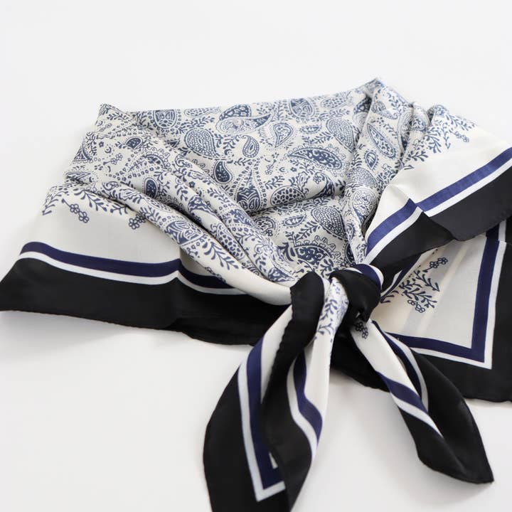 Angels Whisper Accessories - Wholesale Scarf – Women's - Freya Paisley Bandana Scarf4