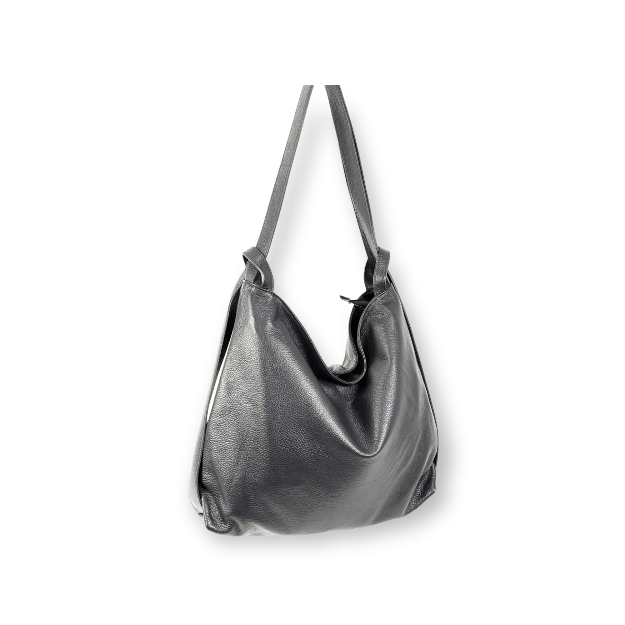 Chenson & Gorett – wholesale Shoulder bag – women's – Large Genuine Leather Hobo Bag Convertible into Backpack6